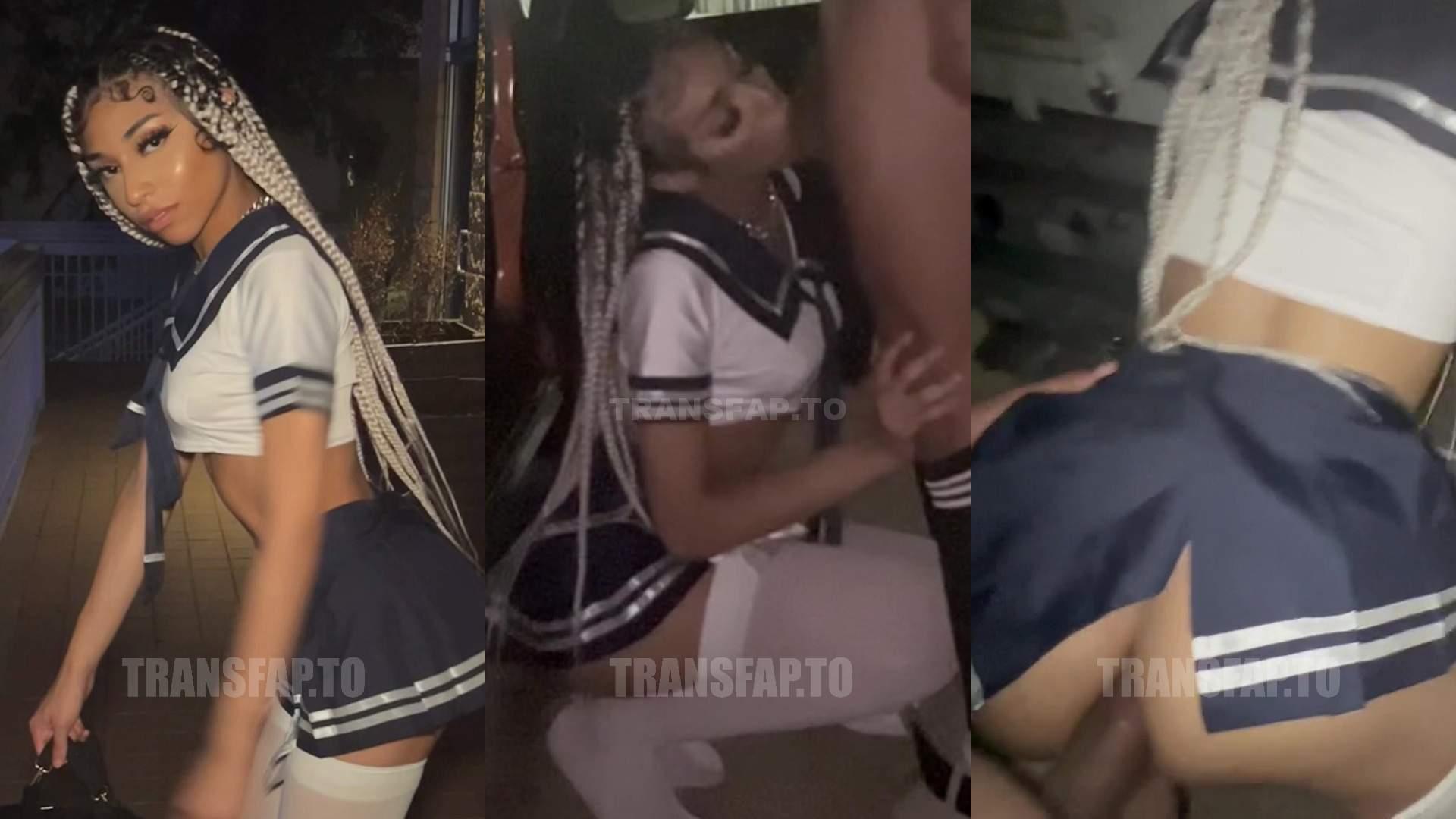 WestcoastDrizzy Gets Fucked By Her Classmate In Public Fansly Leaked Video