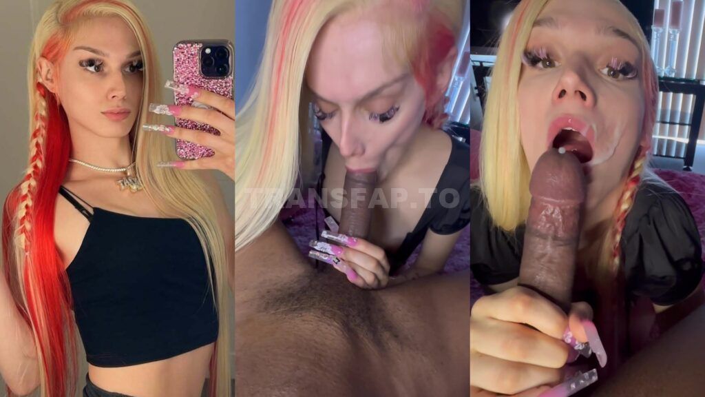 Arianaslavens22 Gets Cum On Her Face After Sucking Black Dick Onlyfans Leaked Video
